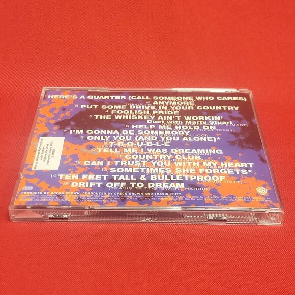 Travis Tritt Greatest Hits From The Beginning CD 1995 Signed - Picture 4 of 8